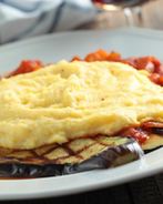 Полента с овощами