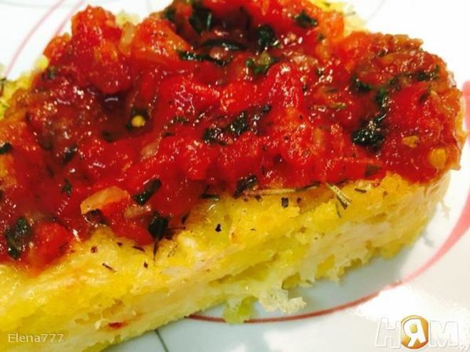 Рецепт поленты с сыром и душистыми травами