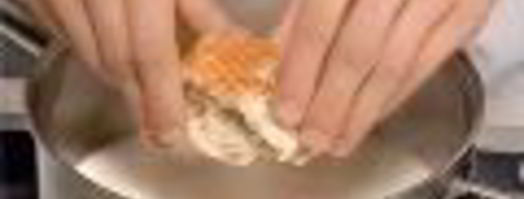 полента с сыром, песто и нутом. Шаг 3