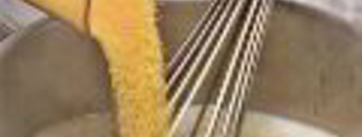 полента с сыром, песто и нутом. Шаг 4