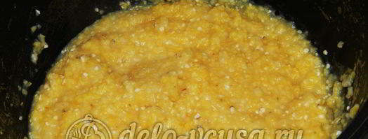 полента с тефтелями. Шаг 3