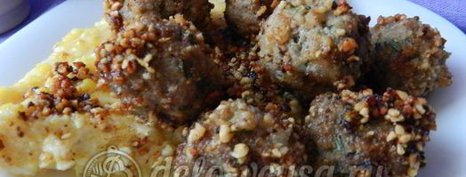 полента с тефтелями. Шаг 16