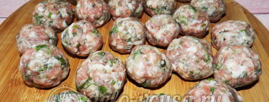 полента с тефтелями. Шаг 11