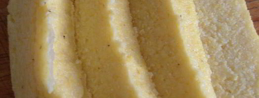 полента, жаренная с грибами и соусом дор блю. Шаг 8