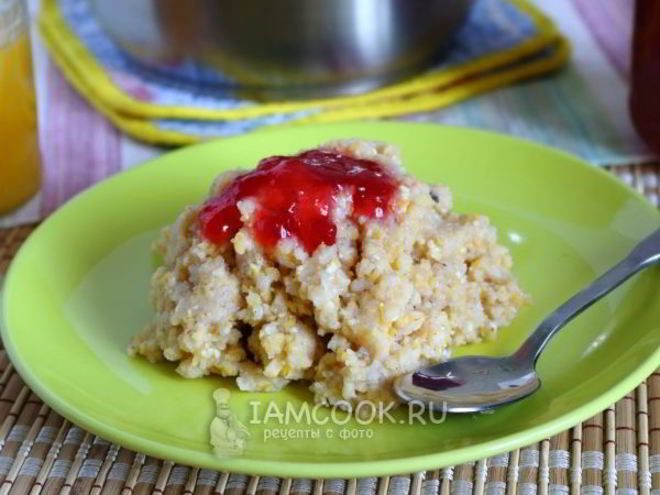 Рецепт постной кукурузной каши