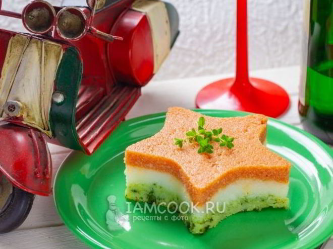 Рецепт разноцветной поленты