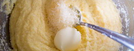 утренняя полента с грибами и яйцом пашот. Шаг 8