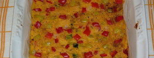 запеченная полента с овощами. Шаг 9