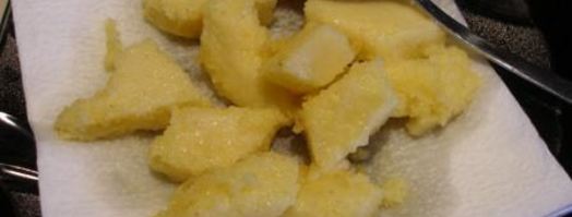 жареная полента polenta fritta. Шаг 10