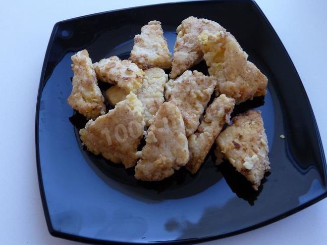 Рецепт жареной поленты