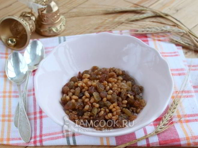 Рецепт кутьи в мультиварке