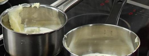 гурьевская каша с орехами, фруктами и изюмом. Шаг 6