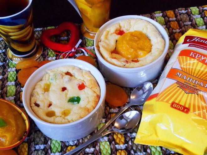 Рецепт гурьевской каши с цукатами