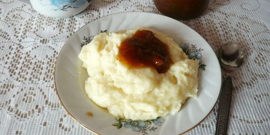 Густая манная каша