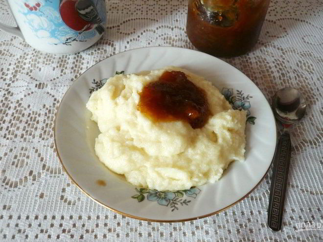 Рецепт густой манной каши