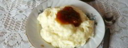 густая манная каша. Шаг 5