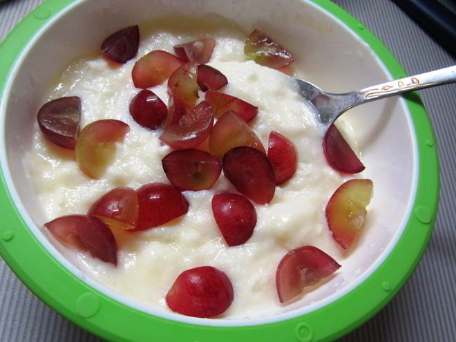 Рецепт манной каши на холодном молоке