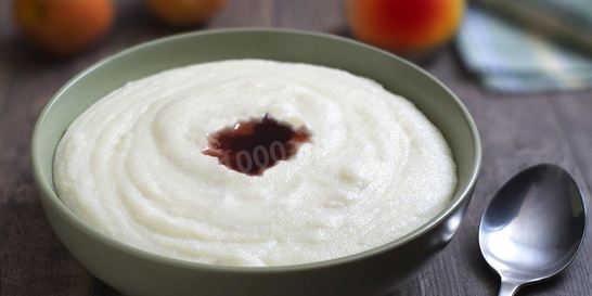 Манная каша на молоке и воде