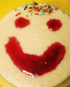 Манная каша на молоке с желтком