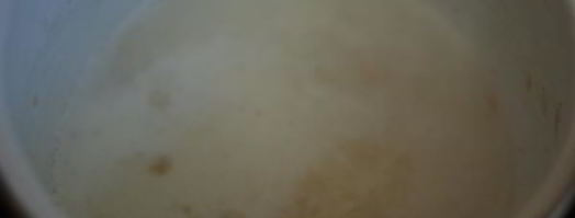 манная каша на молоке с желтком. Шаг 4