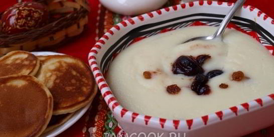 Манная каша на молоке