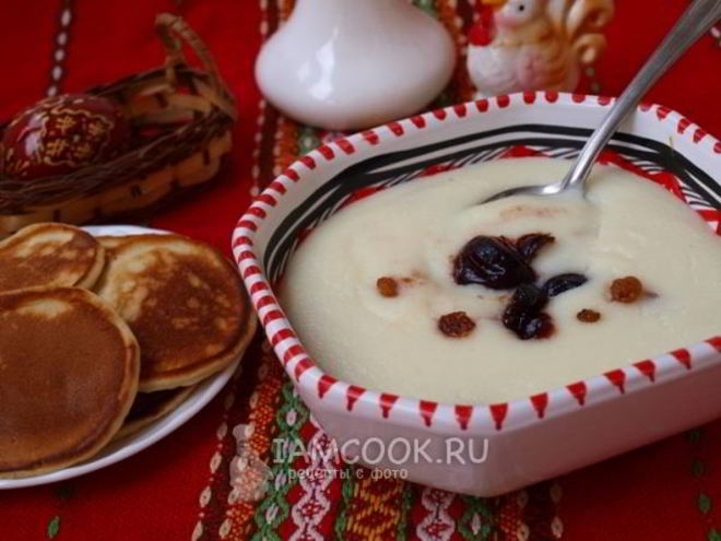 Рецепт манной каши на молоке