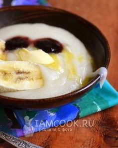 Манная каша на сухом молоке