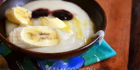 Манная каша на сухом молоке