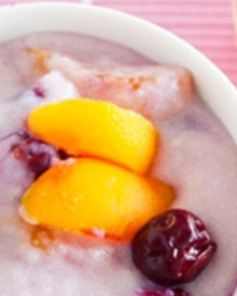 Манная каша с фруктами в мультиварке