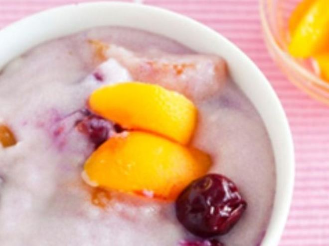 Рецепт манной каши с фруктами в мультиварке