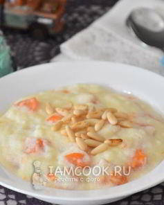 Манная каша с тыквой