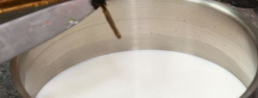 манная каша со свежей клубникой. Шаг 4