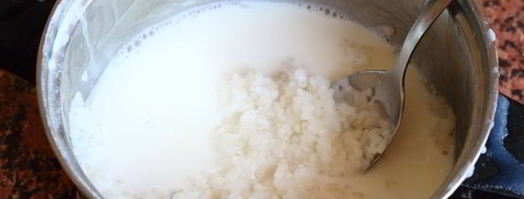 молочная каша из риса и манки. Шаг 7