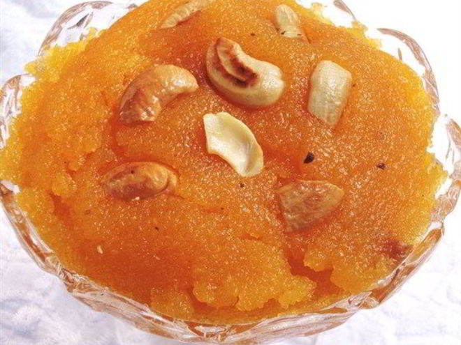 Рецепт пряной манной каши с шафраном и кешью