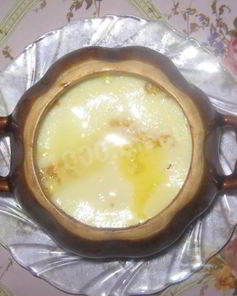 Молочная каша пшеничная с тыквой в горшочке на молоке