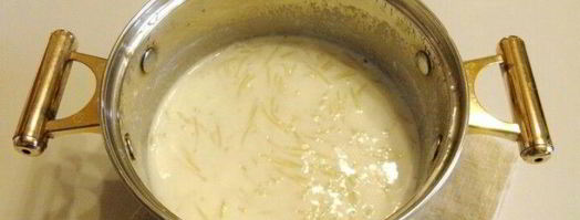 молочная каша с вермишелью. Шаг 4