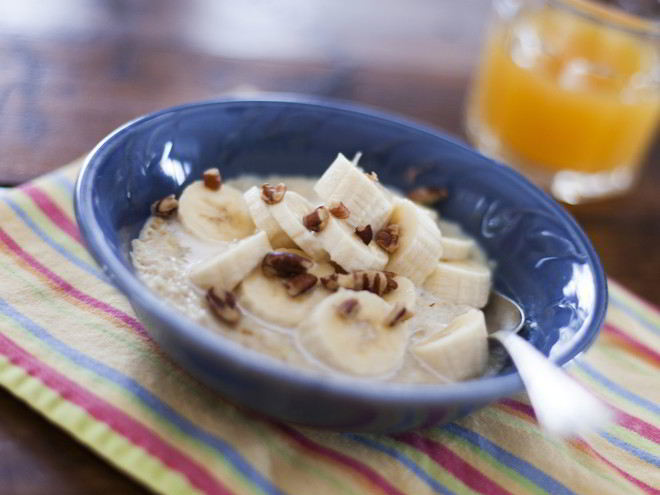 Рецепт овсяной каши с бананом