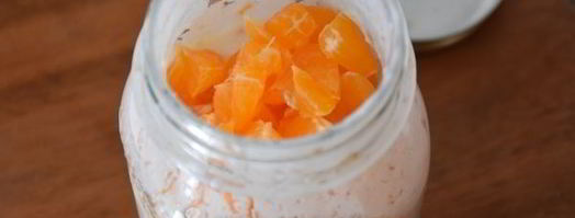 ленивая овсяная каша с апельсиновым джемом. Шаг 6