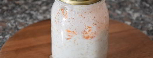 ленивая овсяная каша с апельсиновым джемом. Шаг 7