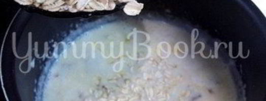 овсяная каша с апельсином и арахисом. Шаг 3