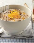 Овсяная каша с апельсином и шоколадом