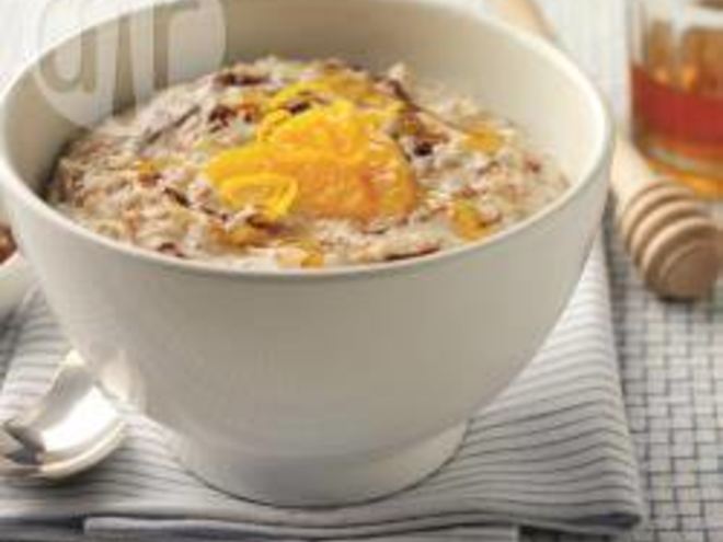 Рецепт овсяной каши с апельсином и шоколадом