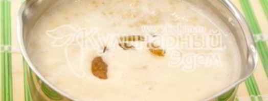 овсяная каша с изюмом. Шаг 6