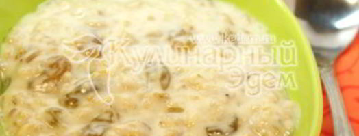 овсяная каша с изюмом. Шаг 7