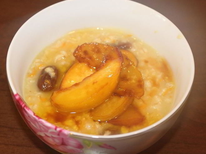 Рецепт овсяной каши с нектаринами