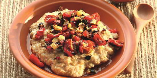 Овсяная каша с овощами