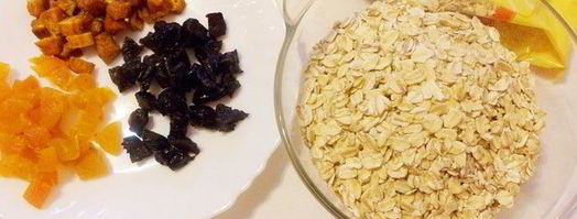 овсяная каша с сухофруктами. Шаг 3