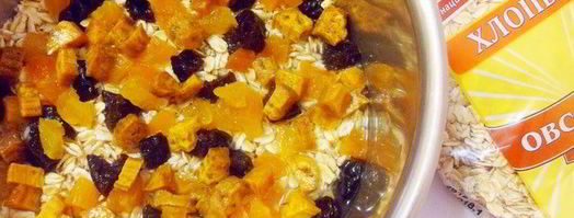 овсяная каша с сухофруктами. Шаг 4