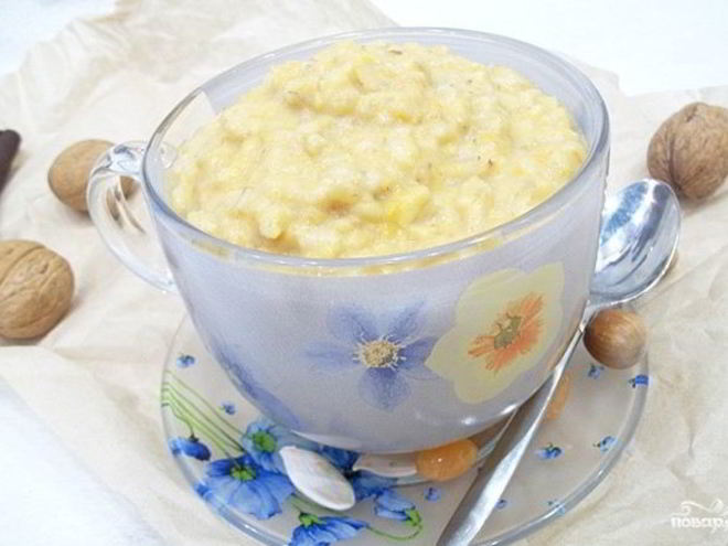 Рецепт овсяной каши с тыквой