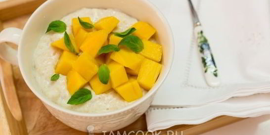 Овсяная каша со сгущенкой